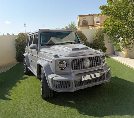 Gray Mercedes Benz G63 AMG Brabus 2020 Gray Mercedes Benz G63 AMG Brabus 2020