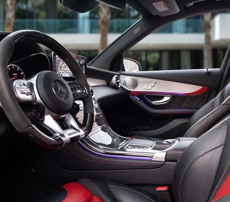 Gray Mercedes Benz GLC 63 S 2020