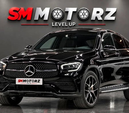 Black Mercedes Benz GLC 300 AMG 4MATIC 2022