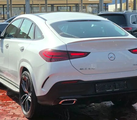 White Mercedes Benz GLE Coupe 2026