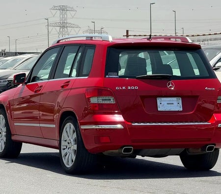 Red Mercedes Benz GLK 300 4matic 2011