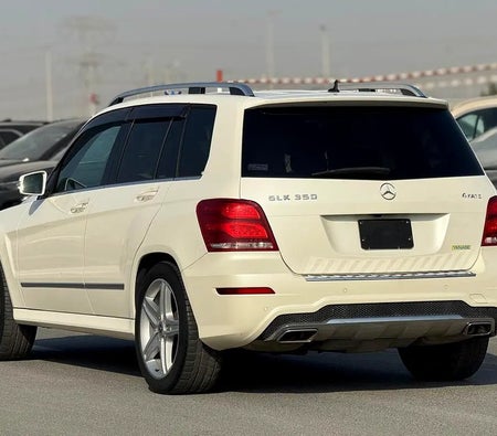 White Mercedes Benz GLK 350 4matic 2013