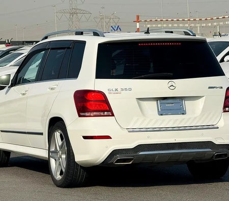 White Mercedes Benz GLK 350 4matic 2013