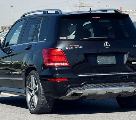 Black Mercedes Benz GLK 350 4matic 2013