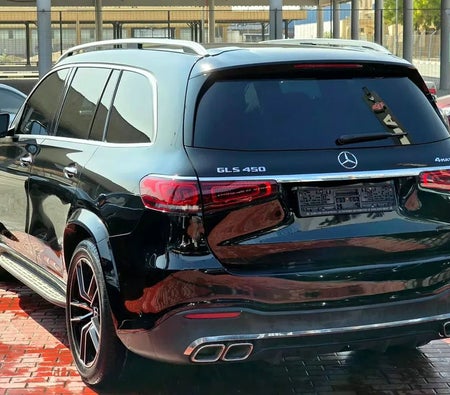 Black Mercedes Benz GLS 450 4MATIC 2020