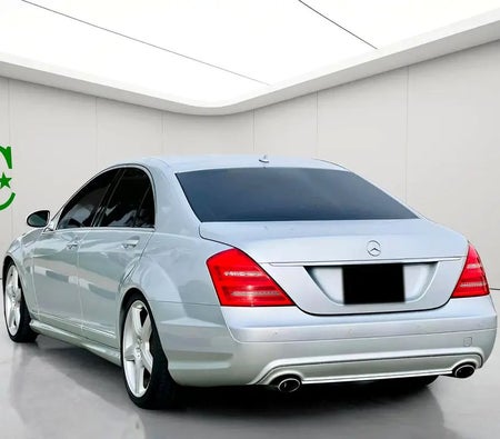 Silver Mercedes Benz S350 2006