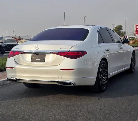 Blanc Mercedes Benz S500 2021