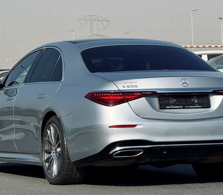 Silver Mercedes Benz S500 2021