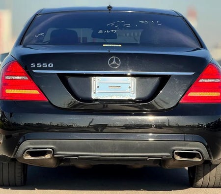Black Mercedes Benz S550 2012