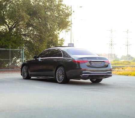 Gray Mercedes Benz S450 4Matic 2021