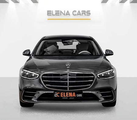 Gray Mercedes Benz S500 L 4MATIC 2023