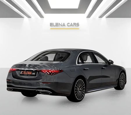 Gray Mercedes Benz S500 L 4MATIC 2023