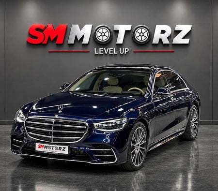 Azul Mercedes Benz S500 L 4MATIC 2022 Azul Mercedes Benz S500 L 4MATIC 2022