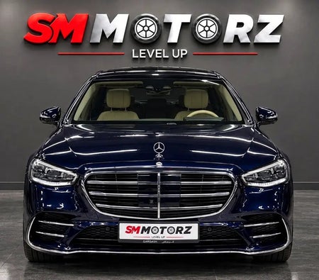 Azul Mercedes Benz S500 L 4MATIC 2022 Azul Mercedes Benz S500 L 4MATIC 2022