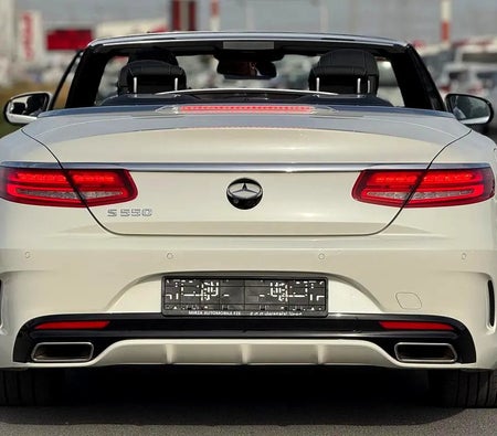 White Mercedes Benz S550 4MATIC 2017