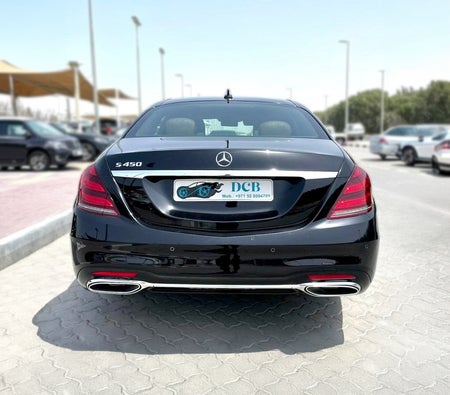 Black Mercedes Benz S450 2020