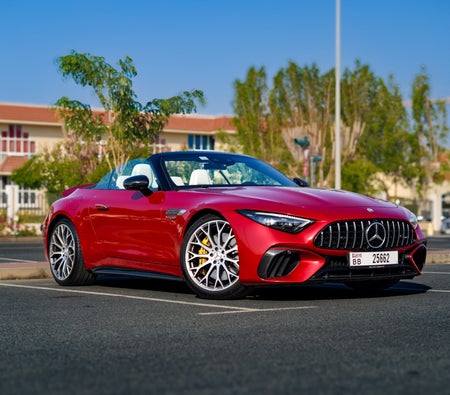 Red Mercedes Benz SL63 AMG 2023 Red Mercedes Benz SL63 AMG 2023