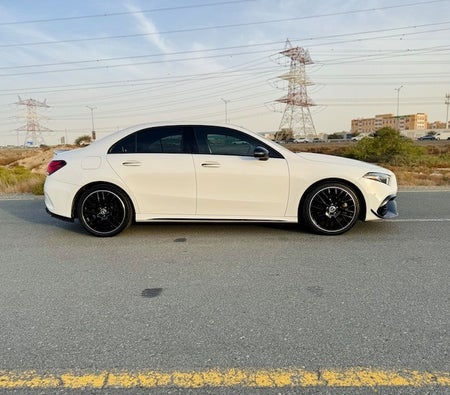 White Mercedes Benz A220 2019