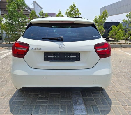 White Mercedes Benz A200 2018