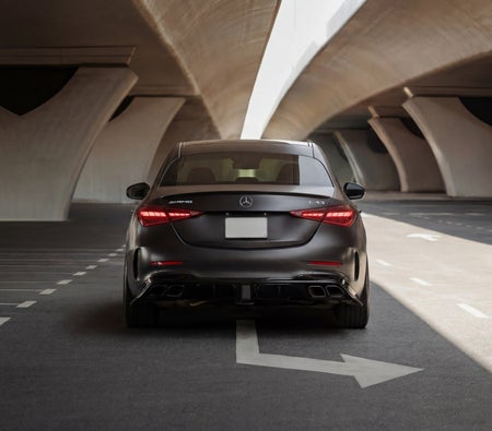 Matte Black Mercedes Benz AMG C43 2023
