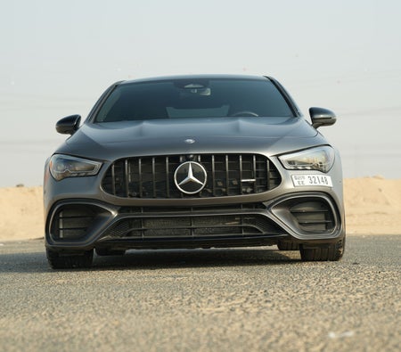 Matte Gray Mercedes Benz AMG CLA 45 2025