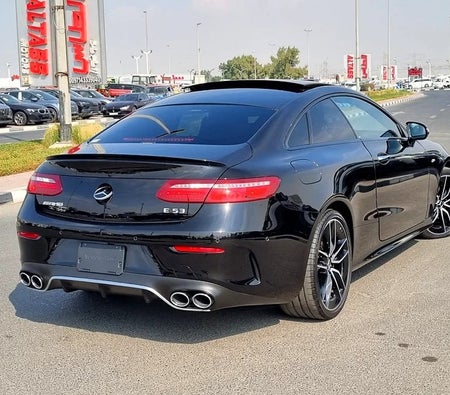 Black Mercedes Benz AMG E53 2020