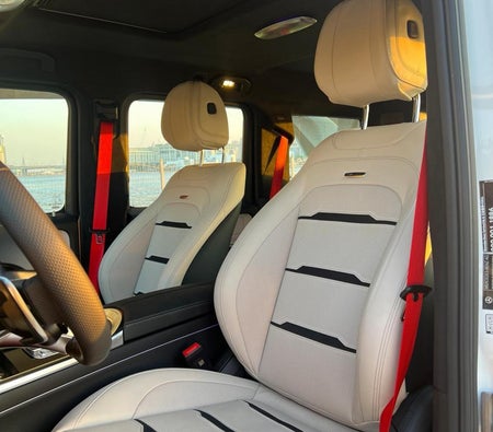 White Mercedes Benz G63 AMG 2026