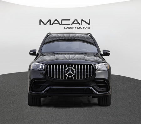 Black Mercedes Benz AMG GLS 63S 2021