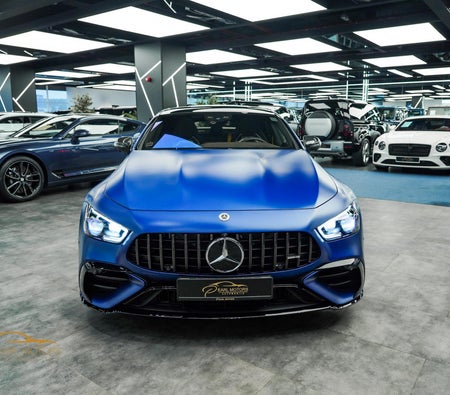Matte Blue Mercedes Benz AMG GT 53 2022
