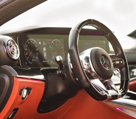 Black Mercedes Benz AMG GT 43 2021