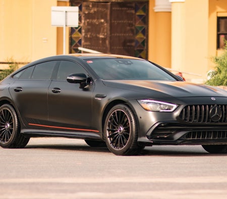 Black Mercedes Benz AMG GT 43 2021