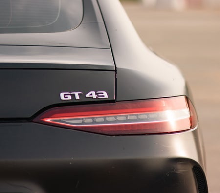 Black Mercedes Benz AMG GT 43 2021
