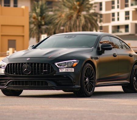 Black Mercedes Benz AMG GT 43 2021