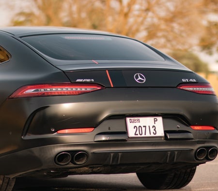 Black Mercedes Benz AMG GT 43 2021