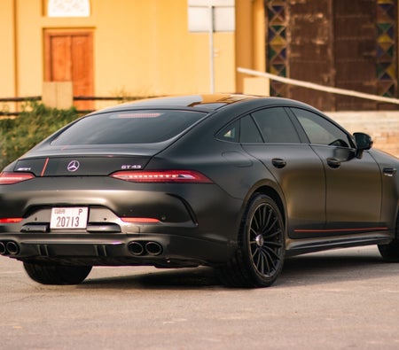 Black Mercedes Benz AMG GT 43 2021