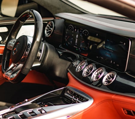 Black Mercedes Benz AMG GT 43 2021