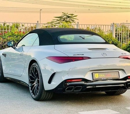 Gray Mercedes Benz AMG SL 55 2024