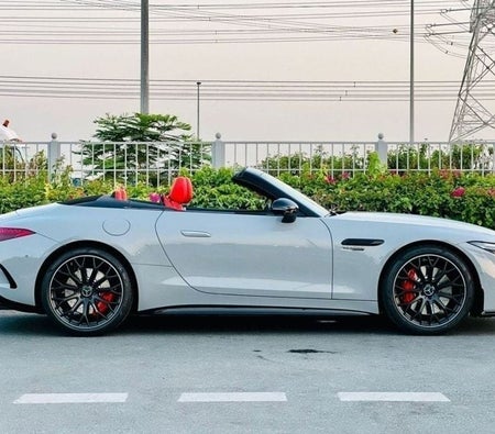 Gray Mercedes Benz AMG SL 55 2024