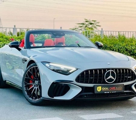Gray Mercedes Benz AMG SL 55 2024