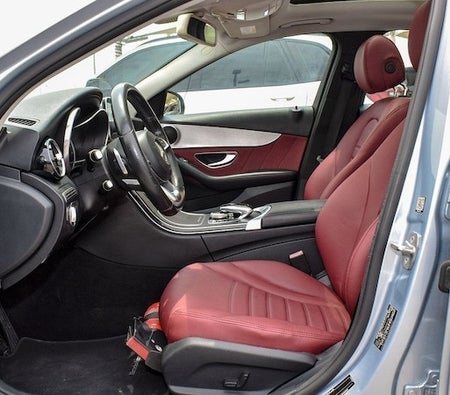 Blue Mercedes Benz C200 2018