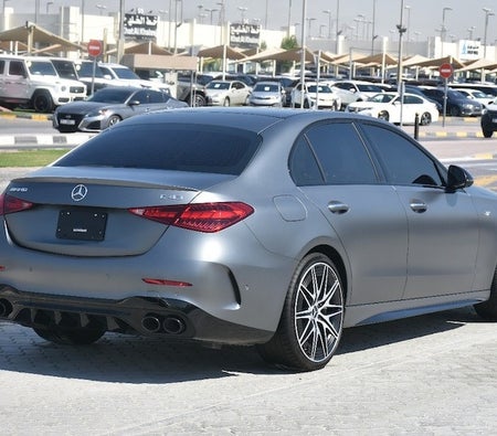Gray Mercedes Benz AMG C43 4Matic 2023