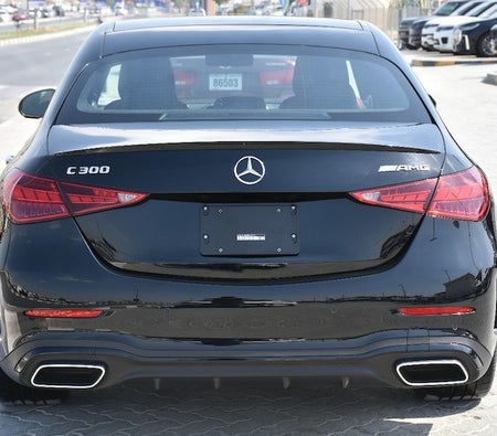 Black Mercedes Benz C300 2024