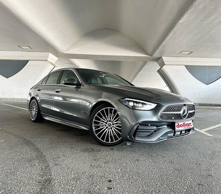Black Mercedes Benz C200 2023