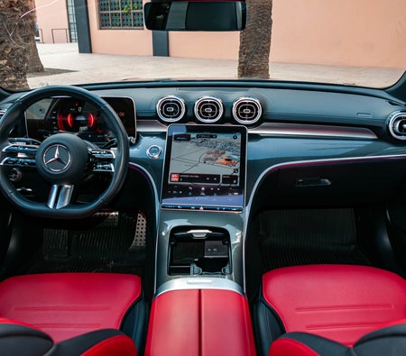 Black Mercedes Benz C200 2024