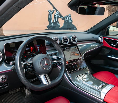 Black Mercedes Benz C200 2024