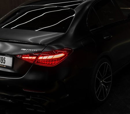 Matte Black Mercedes Benz C300 AMG 2022