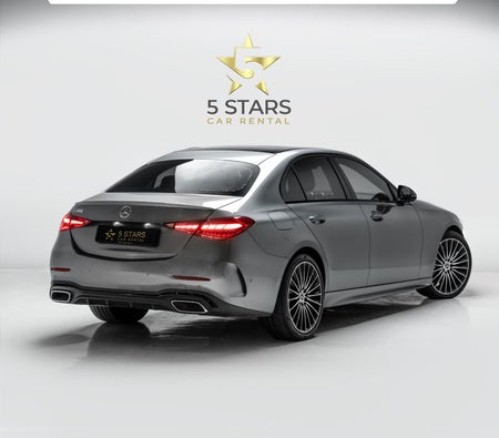 Угольно-серый Mercedes Benz C300 AMG 2024 год