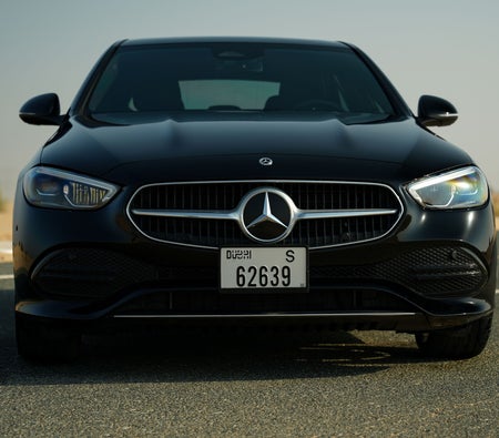 Black Mercedes Benz C300 Sport 2025