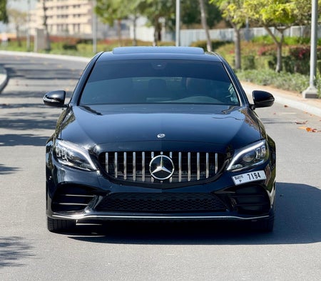 Black Mercedes Benz C300 2018