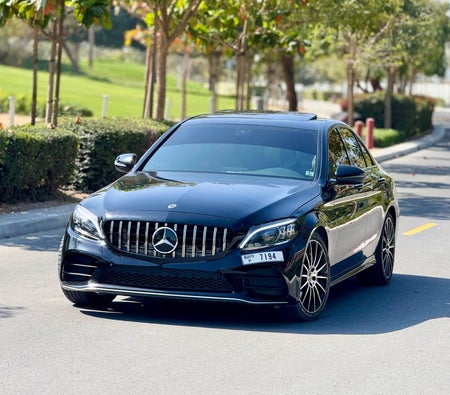 Black Mercedes Benz C300 2018
